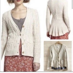 Wool Cardigan Sweater